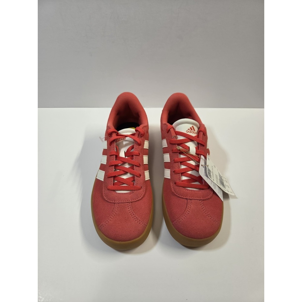 Adidas VL Court 3.0 Womens/Kids Preloved Scarlet White Bright Red Brown JR2214